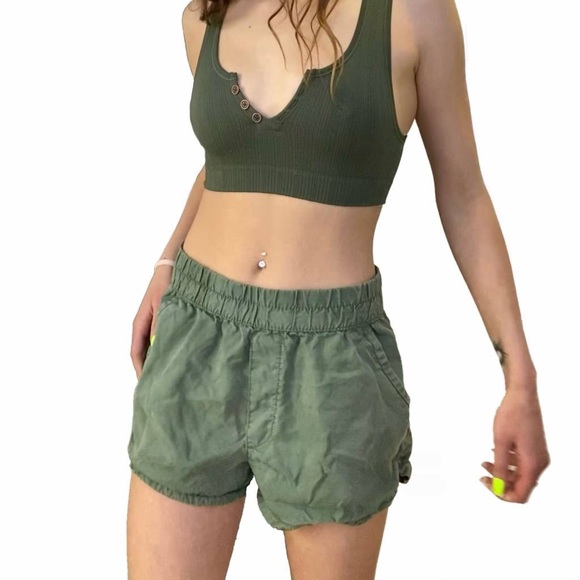 American Eagle Outfitters Pants - Army Green Soft Shorts American Eagle